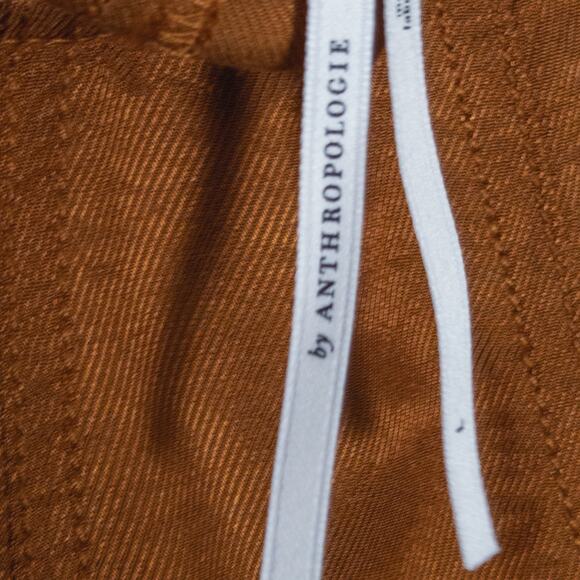 NEW Anthropologie Women’s Top Indie Boho Western Revival Orange Size Large - Picture 11 of 11